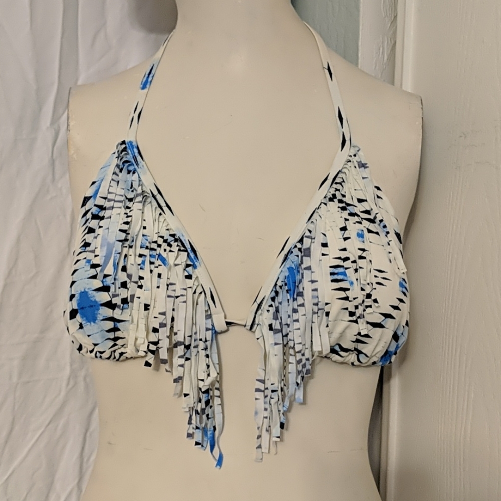 ✨5/$25✨ Xhileration tribal fringe bikini top